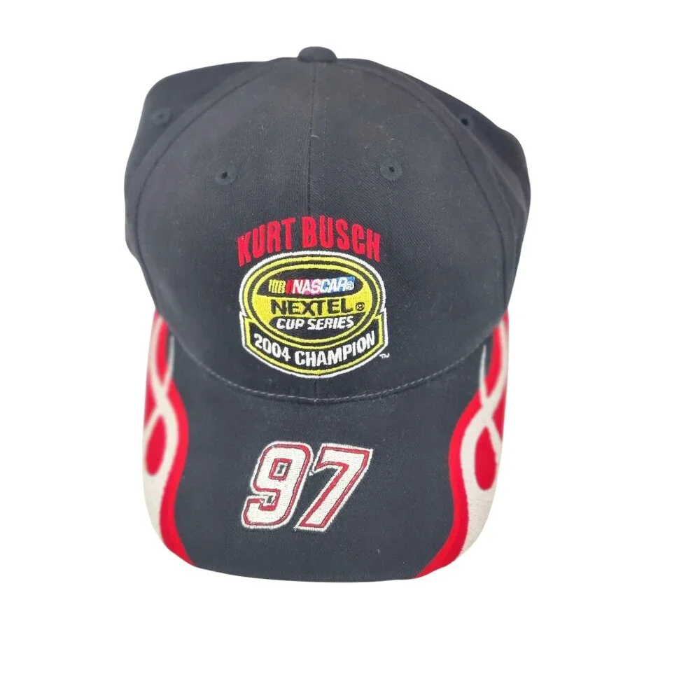 New Kurt Bush 97 Nascar Nextel Cup Series 2004 Champion Chase Sharpie Hat